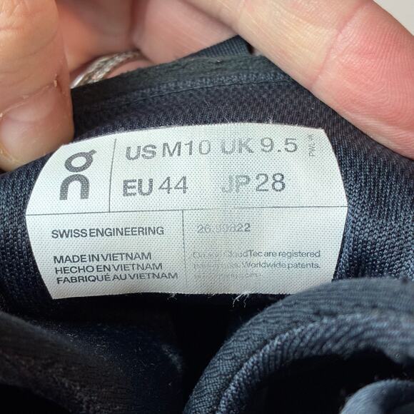 On Running Cloudnova Form 2 Men's 10 All Black Comfort Walking Sport Gym Active - Picture 15 of 16